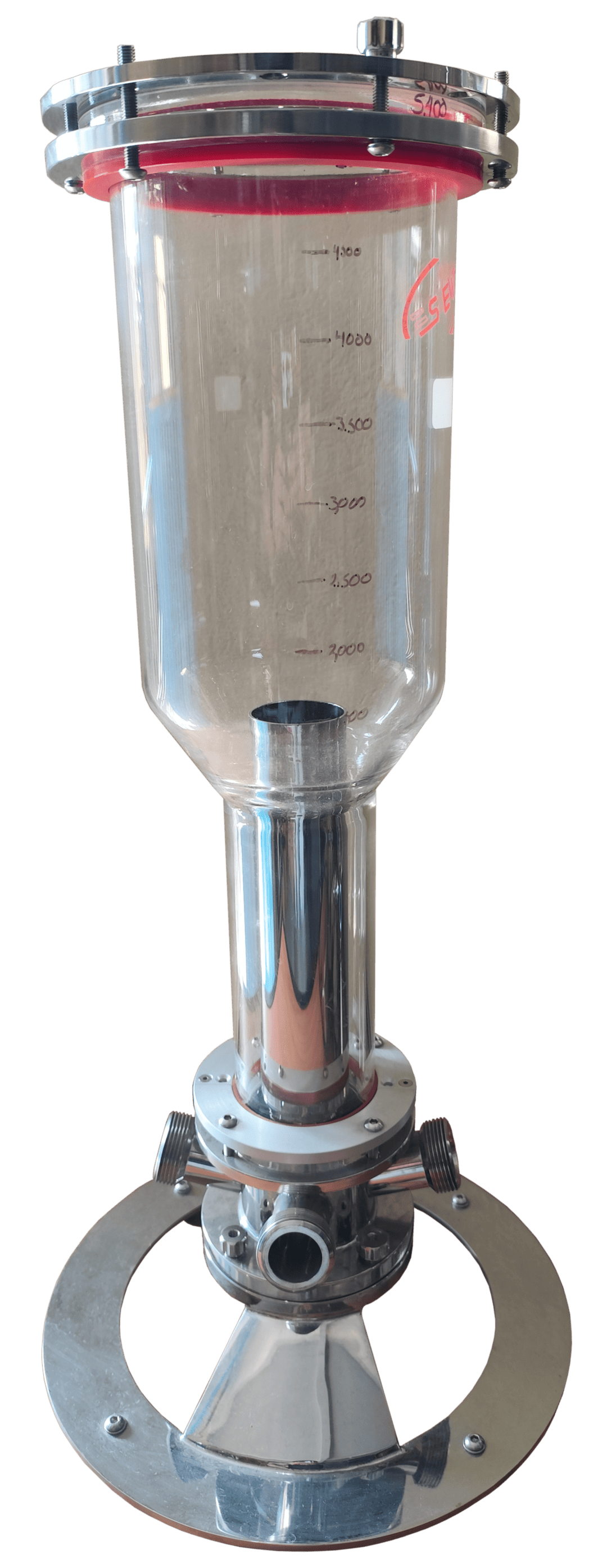 Biorreactor tipo agitado 5L Vidrio
