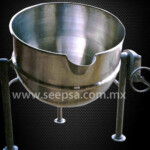 marmita inoxidable volteo